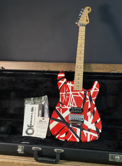 Charvel USA EVH Art Series Red, White and Black